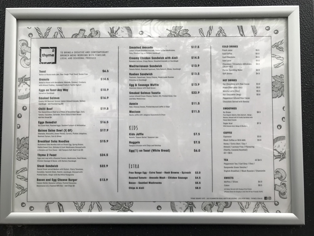 Thyme Square Cafe