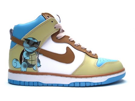 nike colourful high tops