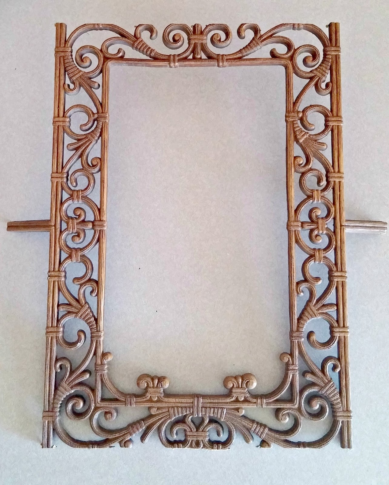 thrift shop flip upcycled display shelf little vintage vintage gurley christmas candles