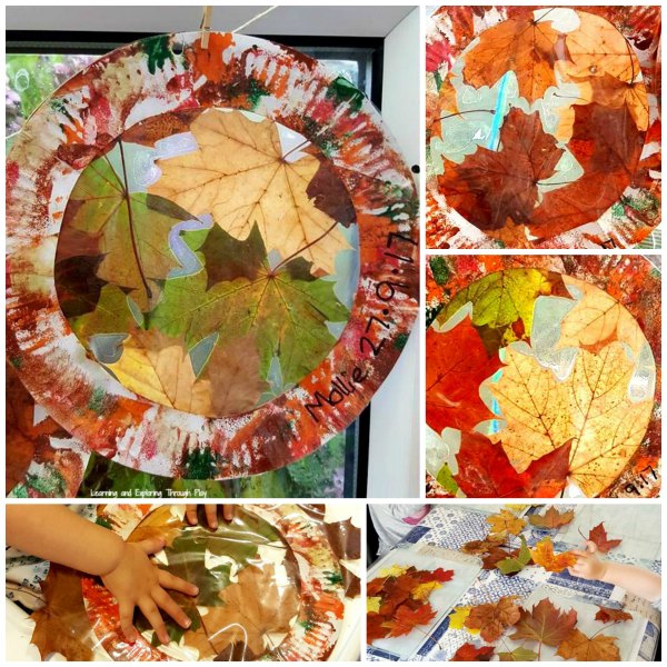 Leaf Suncatcher Plates