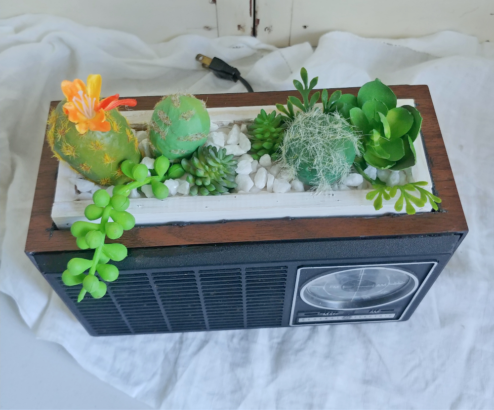 Upcycled planter
