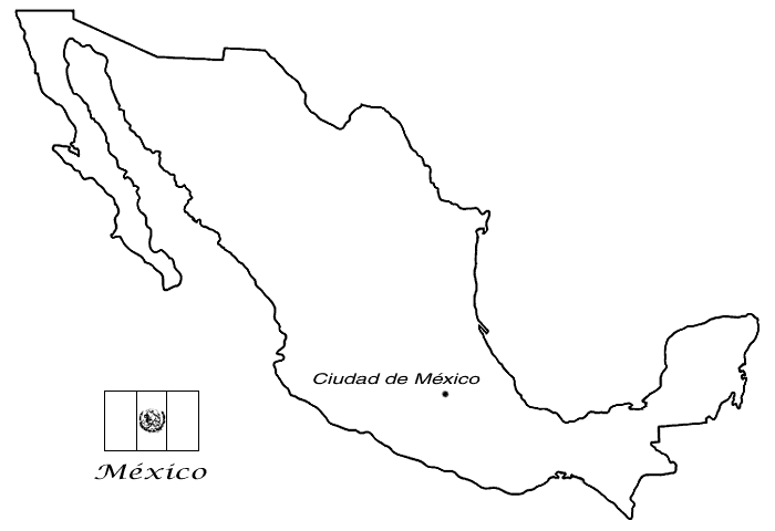 Dibujos Del Mapa De Mexico