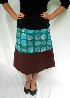 wrap skirt - sci fi