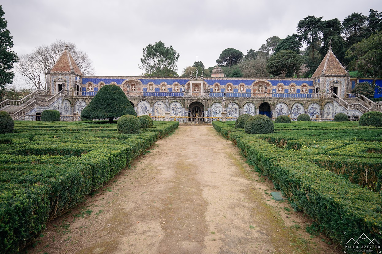 Galeria dos Reis no jardim do Palácio Fronteira