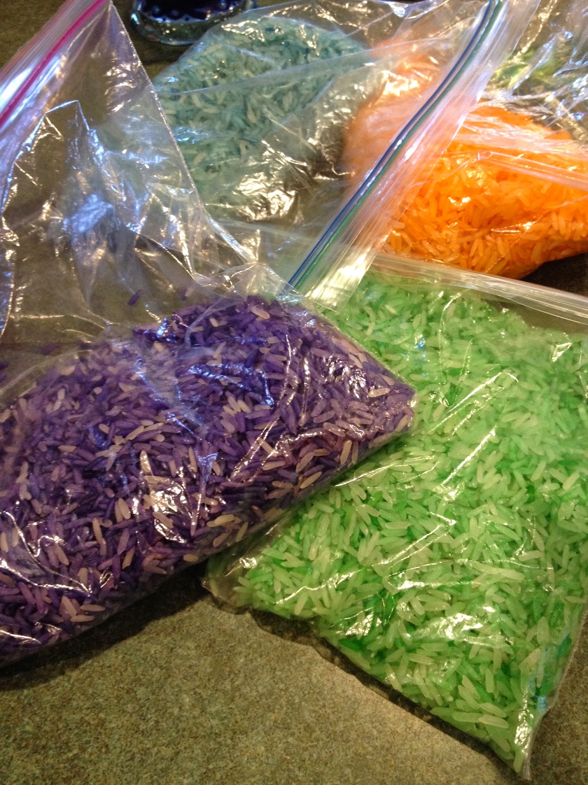 Intentional Influence: A Homeschool Adventure: Colored Rice