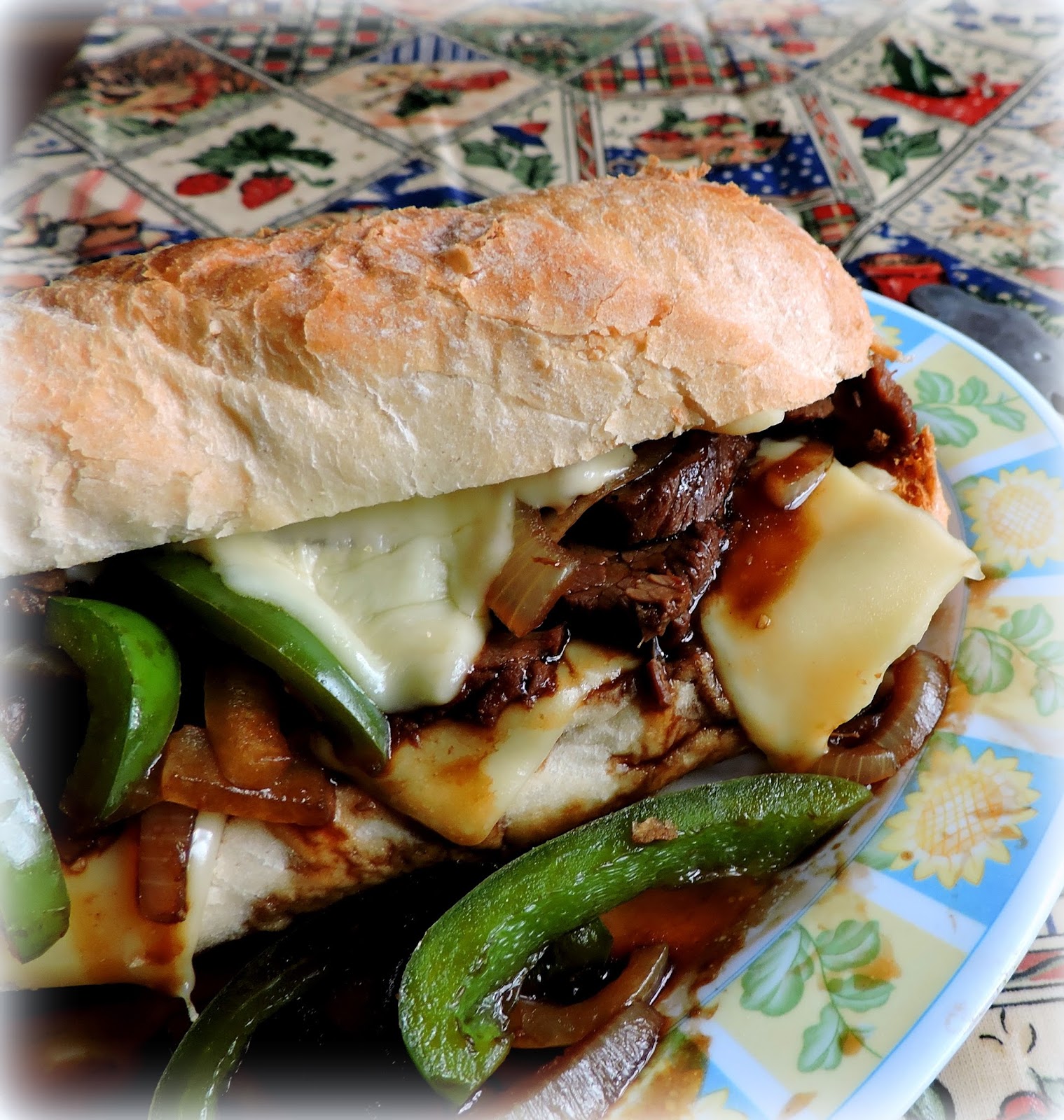 The English Kitchen Quick & Easy Cheese Steak Sandwiches