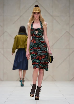frumpy to funky: Burberry Prorsum Spring/Summer 2012 collection at ...