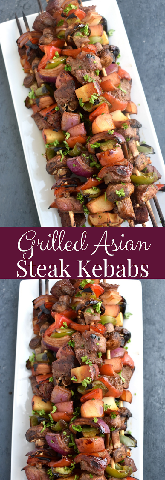 Grilled Asian Steak Kebabs recipe