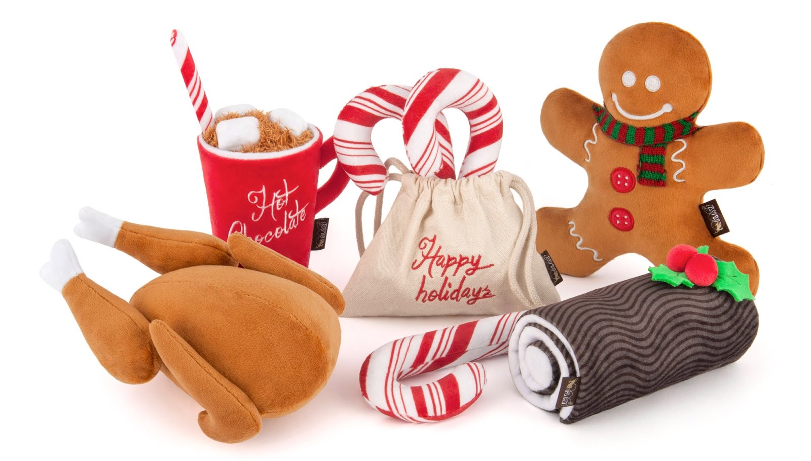 PLAY Holiday dog toys for Chrismas