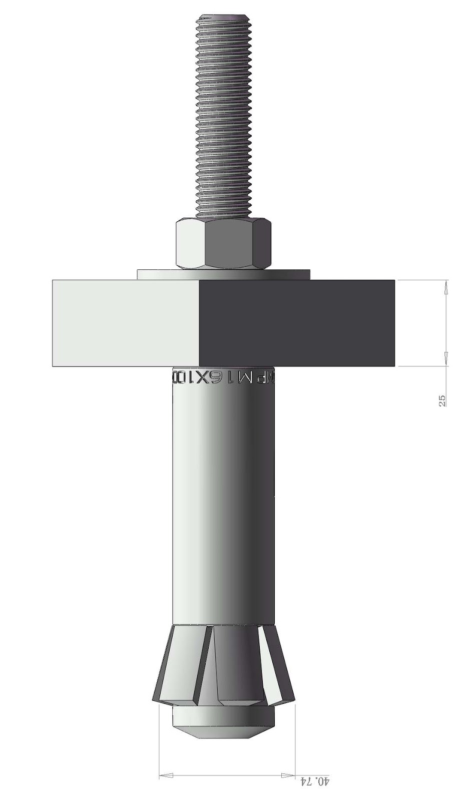 Undercut Anchors UNDERCUT ANCHORS PRESETTING MEDIUM DUTY TYPE MODEL