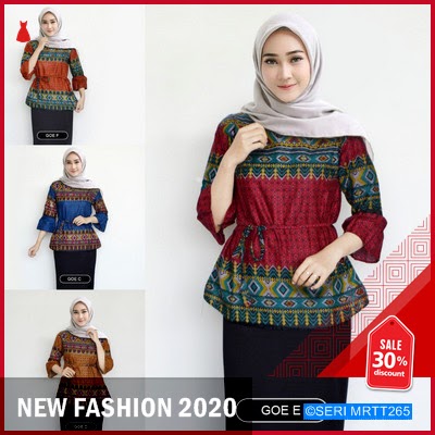 MRTT265b177 batik blouse wanita Keren 2020 BMGShop