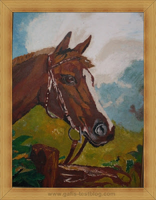 Ölbild Pferdekopf