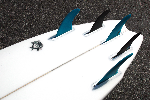 Oak Foils Custom Surfboards: Winged Skate 5-fin Convertible for Francisco