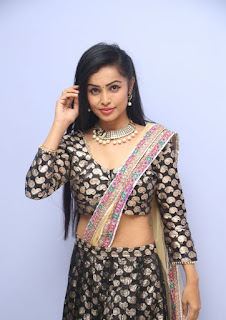 Actress Hashika Dutt Hot Half Saree Photos