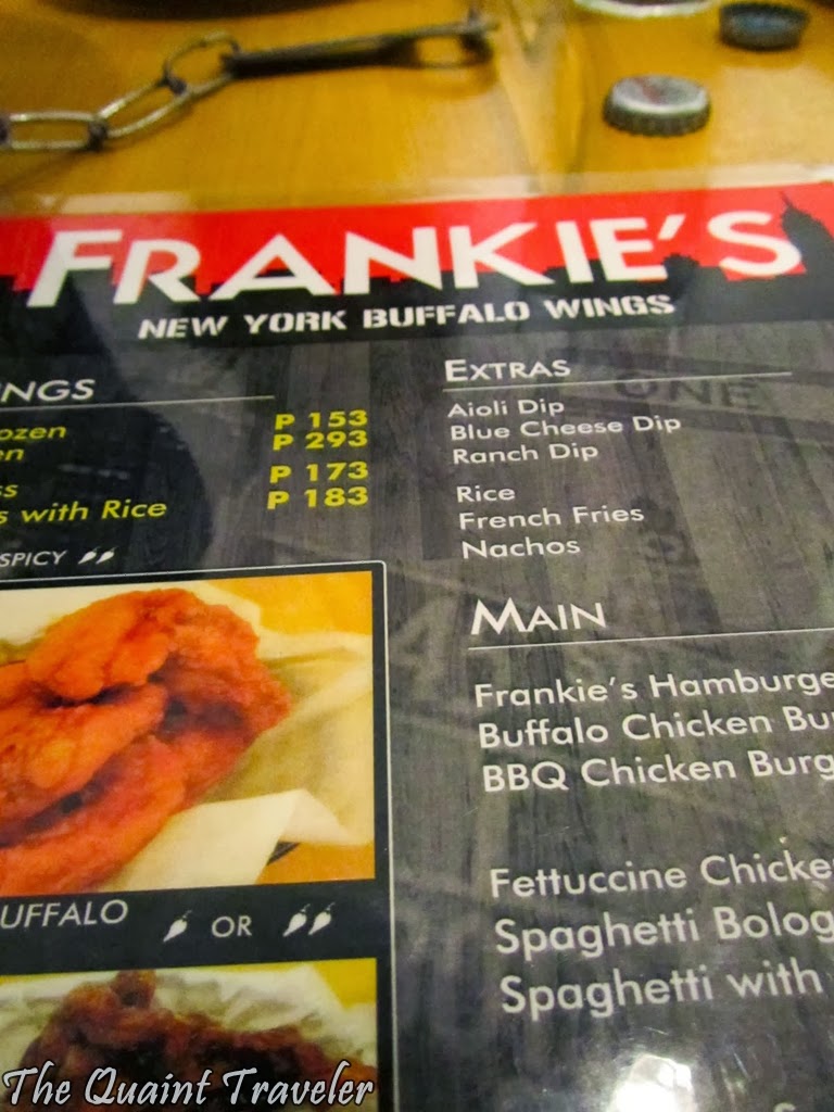 The Quaint Traveler Frankie's New York Buffalo Wings, City Golf Plaza