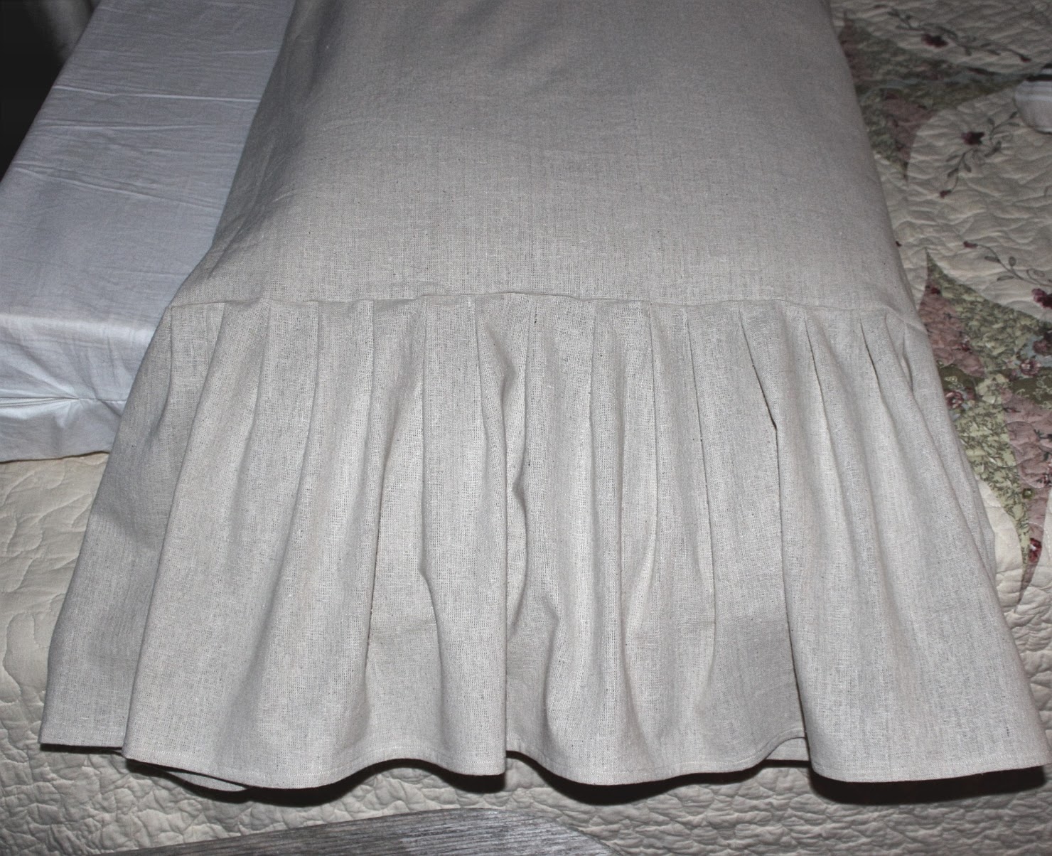 Rustic Farm Living Long Ruffled Standard Pillow Cases