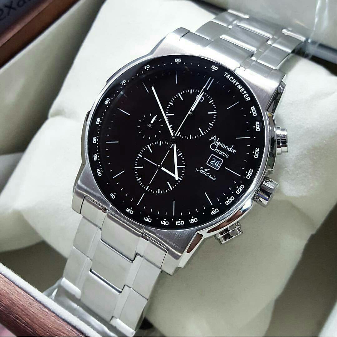 mokoshop alexandre christie 6370 mc silver black original mokoshop alexandre christie 6370 mc silver black original