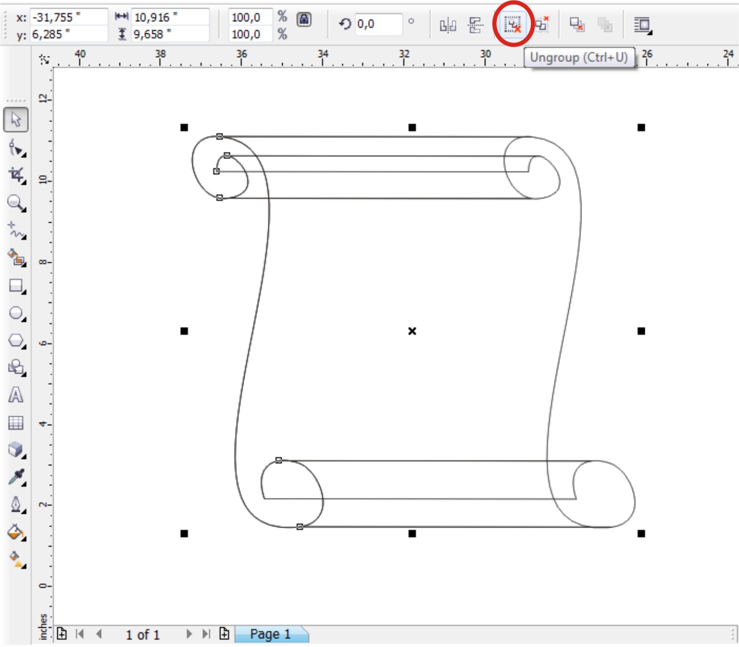 Tutorial Vektor Kertas | tutorial coreldraw untuk pemula membuat scrolled paper Tutorial Vektor Kertas | tutorial coreldraw untuk pemula membuat scrolled paper