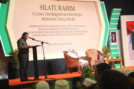 Ribuan Ulama Thariqah Bertemu TNI Dan Polri