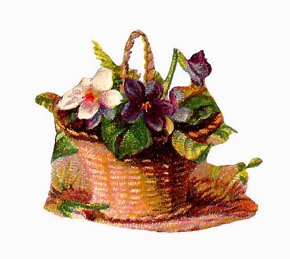 flower basket clipart - photo #14