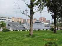 Captured spy ship USS Pueblo, moored since 1968 in Pyongyang, North Korea