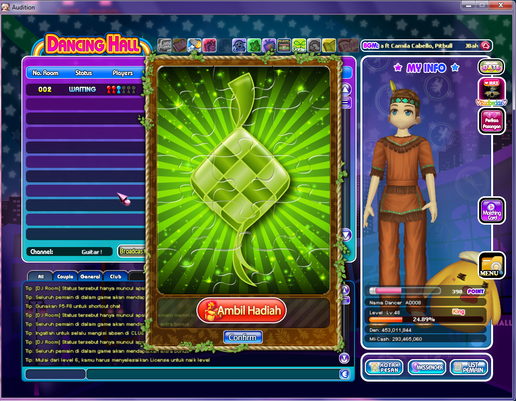 Puzzle Event Edisi Lebaran Ayodance Patch Juni 2017 V6155 Ketupat