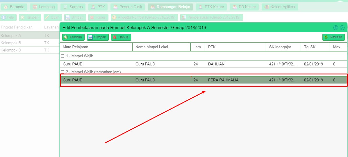 Cara Pengaturan Jam Dapodik Paud 2019 Sekolah Kita