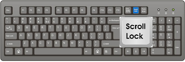 phím scroll lock