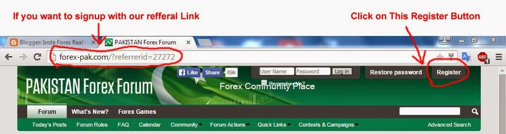 Insta forex forum pakistan