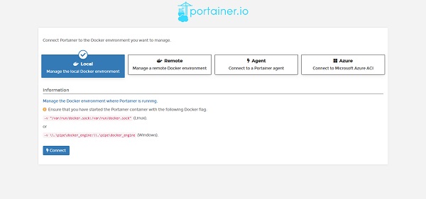 portainer-web-ui-connection-local