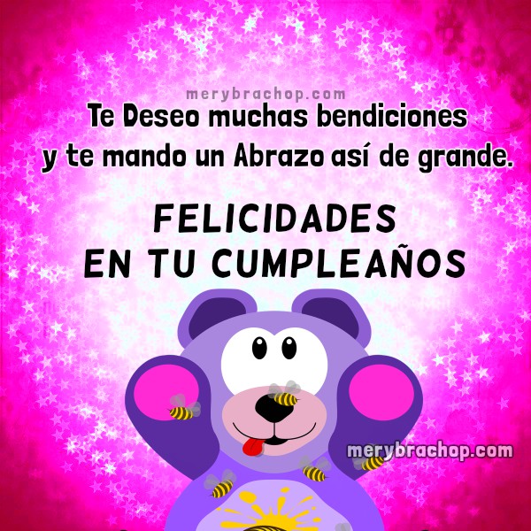 tarjetas de cumpleaños para niñas