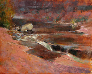 Slide Rock Fault (Sedona) Oil Painting by Michael Chesley Johnson