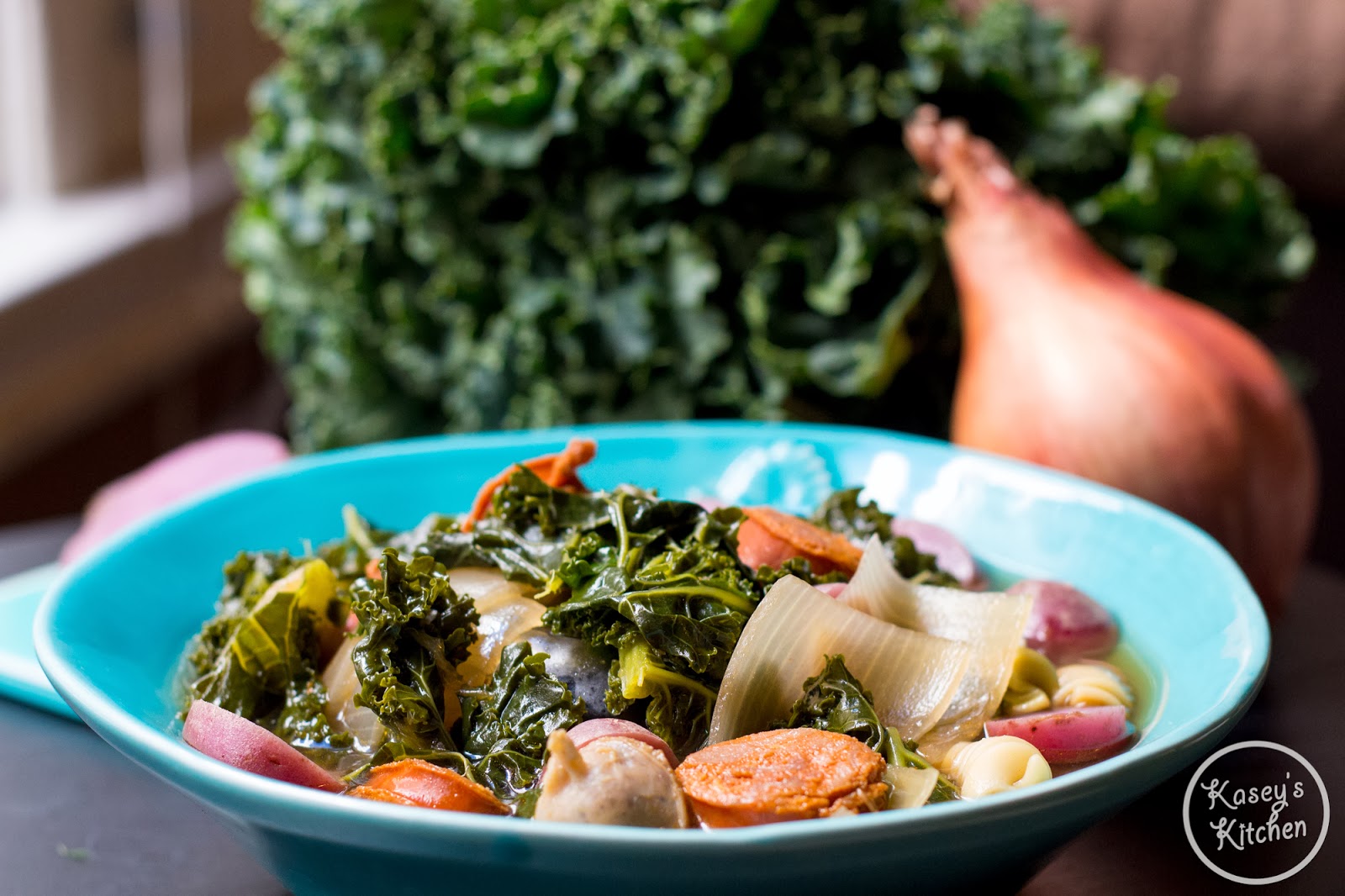Kasey's Kitchen Portuguese Kale Soup Recipe