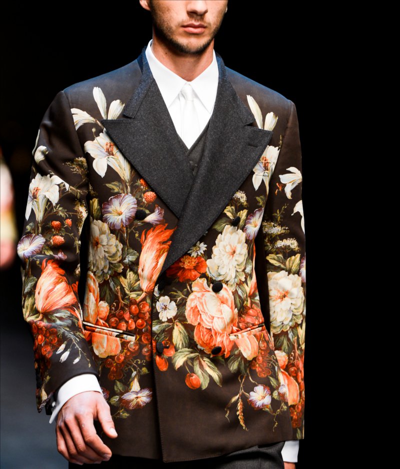 dolce and gabbana patchwork blazer