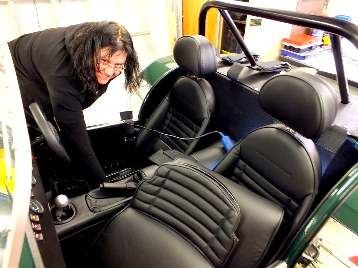 Caterham Seven Build Day 19 Hood, Door, Seat Belt, Seats, Floor Mats