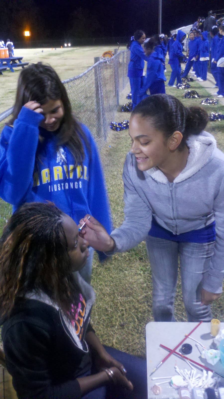 Bright Lights The Big City Face Painting Fundraiser At Homecoming