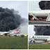 Se incendia avión de American Airlines en aeropuerto de Chicago / Ocho heridos