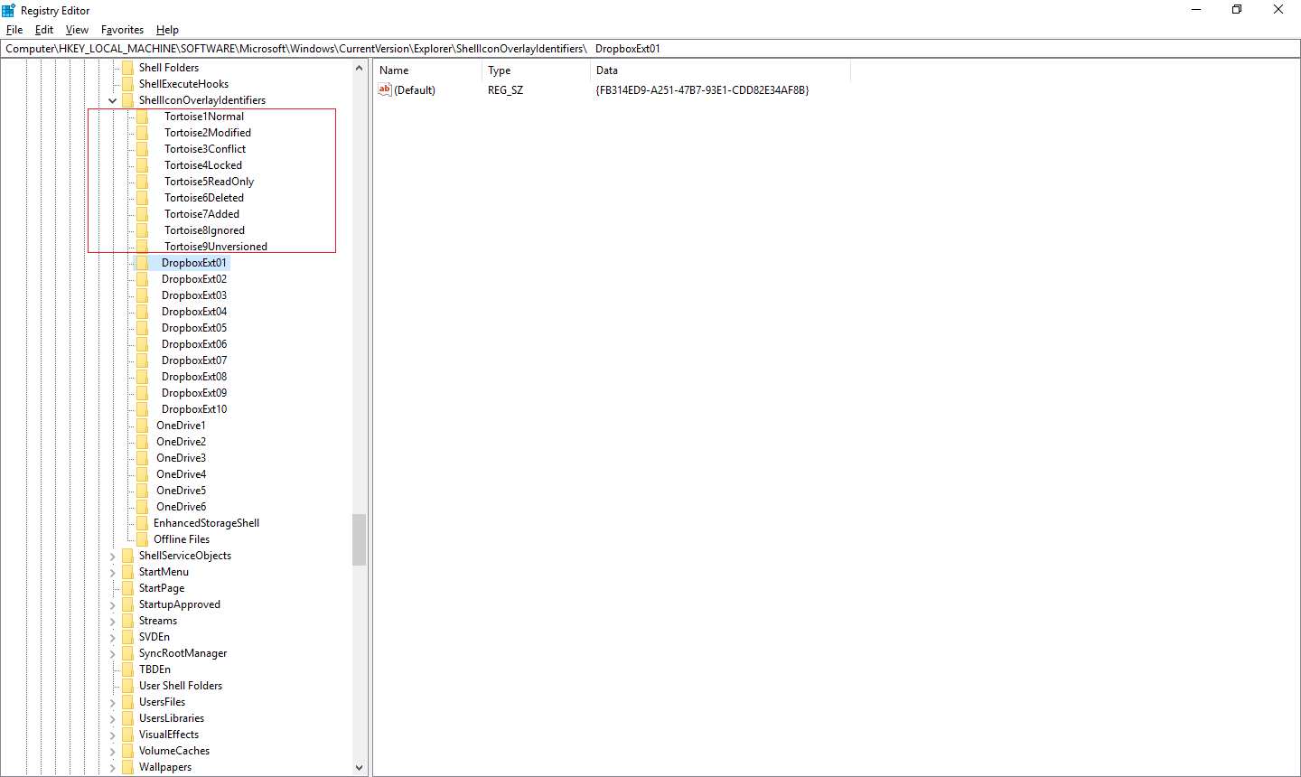 Fixing TortoiseSVN icons overlay in Windows 10