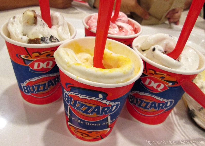 Lucky Citrine Dairy Queen Cheesequake Blizzard Treats