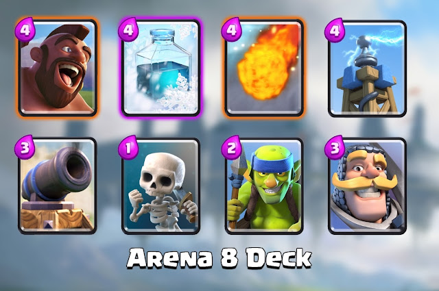 Susunan Kartu Arena 8 Hog Freeze, Penjelasan Lengkap! Susunan Kartu Arena 8 Hog Freeze, Penjelasan Lengkap!, Kombinasi kartu untuk Arena 8 Hog Freeze, Kombinasi Clash Royale Arena 8.