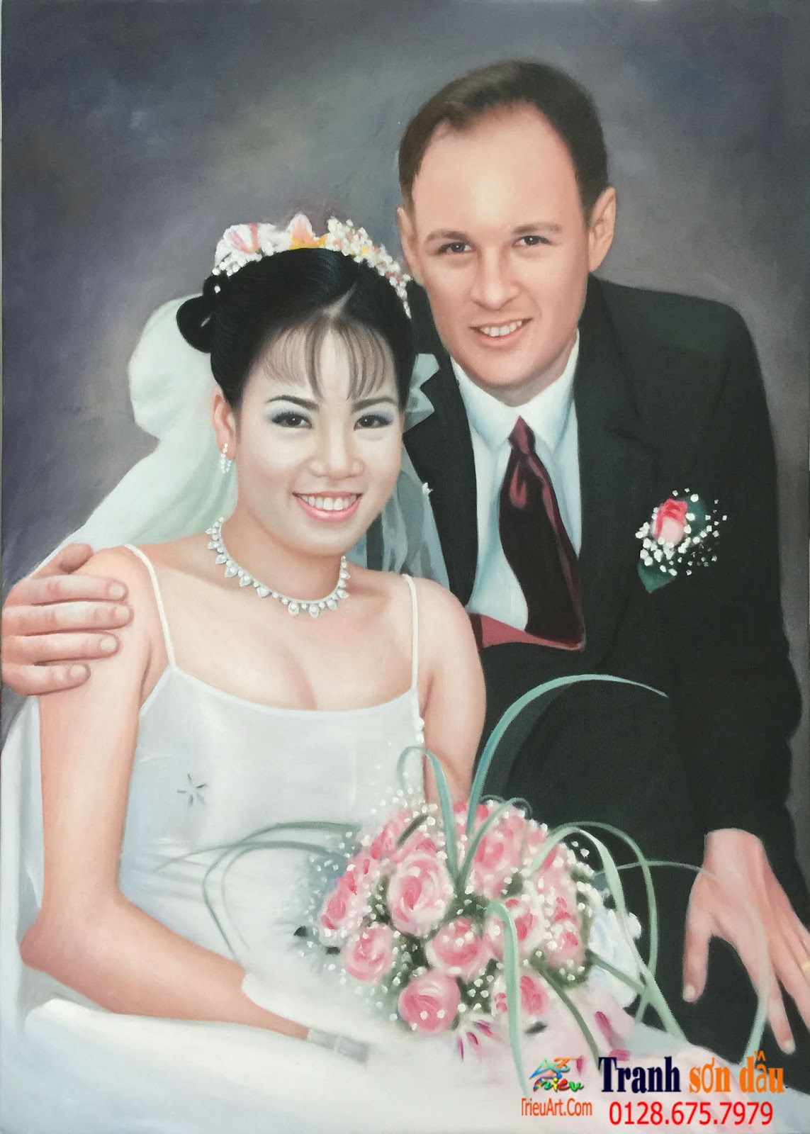 chân dung vợ chồng
