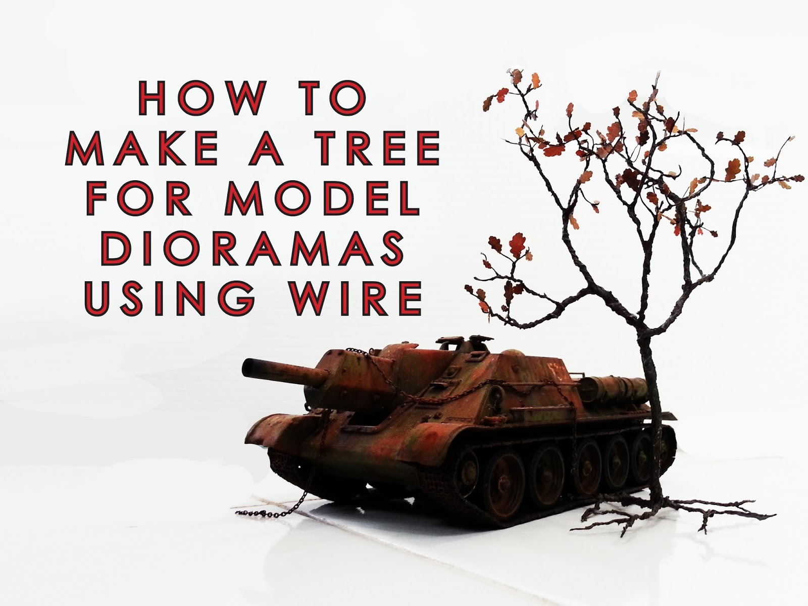 Dave's Model Video tutorial how to make a tree from wire for