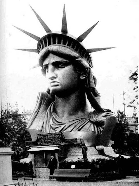 The Statue of Liberty in Paris 1886 before being gifted to the US - The Decorated House July 2015