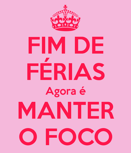 fim de férias