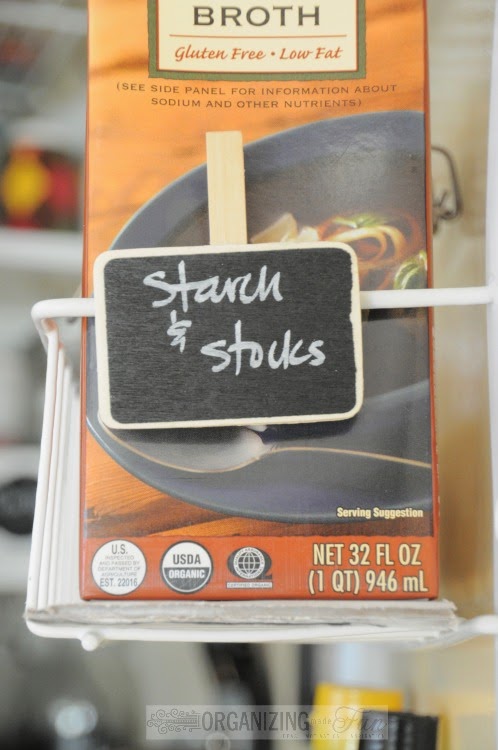 11 Ways to Organize with Clothespins - Chalkboard Label Clothespins :: OrganizingMadeFun.com