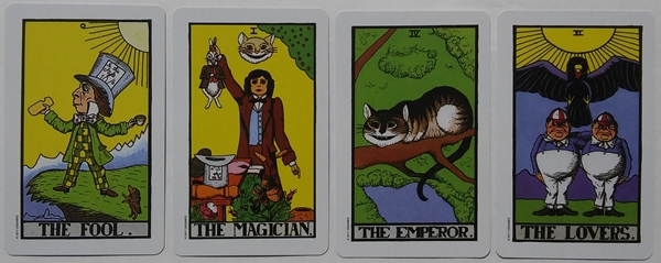 BOHEMIANESS: Tarot Deck Review: The Wonderland Tarot (in a Tin)