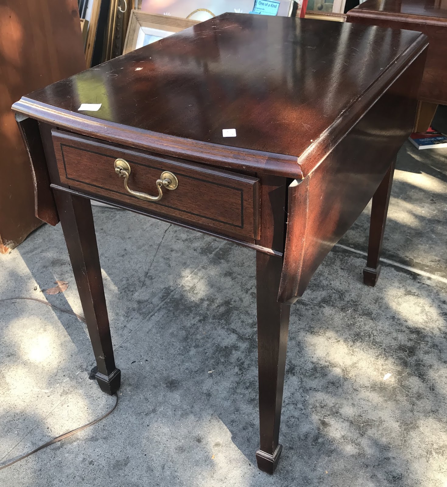 UHURU FURNITURE & COLLECTIBLES SOLD 20627 Mersman Drop Leaf 18” Wide