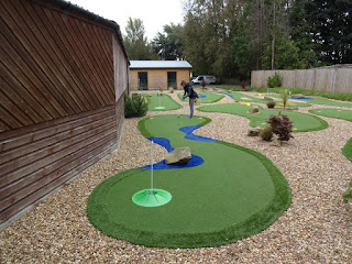 Mini Golf course at Formby Golf Centre