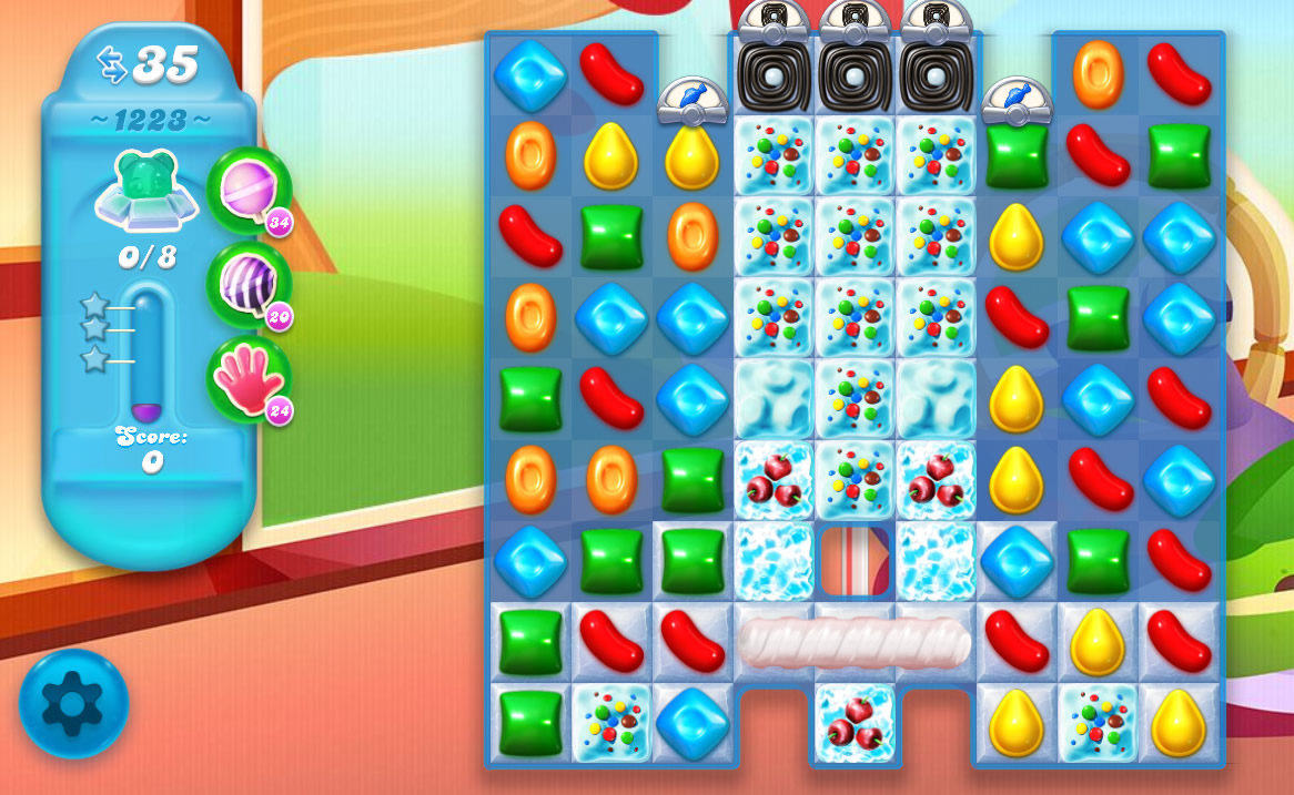 Candy Crush Soda Saga level 1223 Candy Crush Soda Saga level 1223
