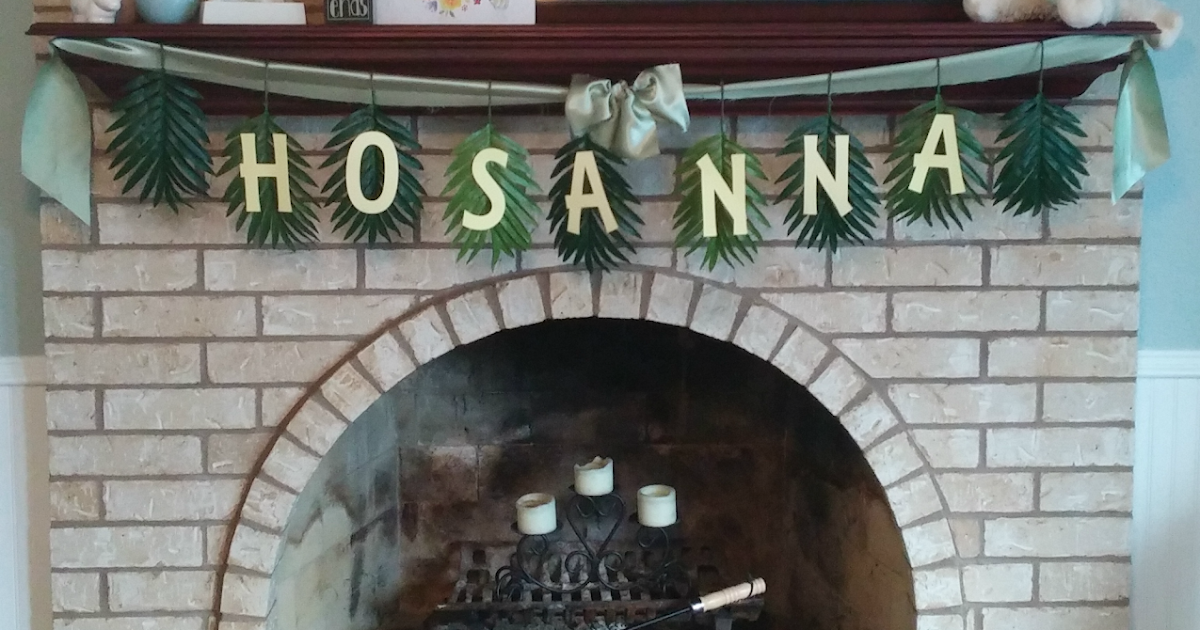 Joyful Family Life: Hosanna Easter Banner